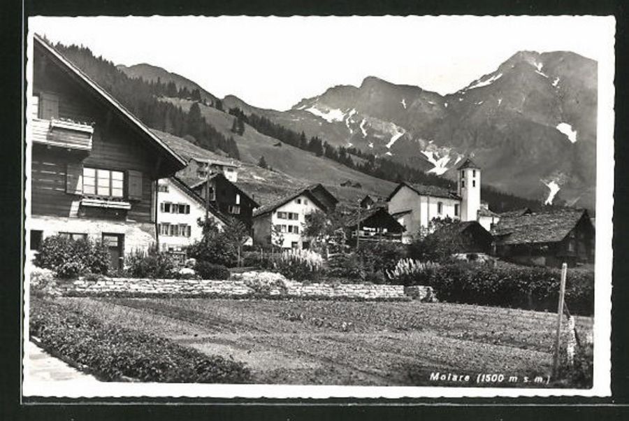 Ansichtskarten: Molare (Leventina), verso 1940 – Gebraucht aus Frauenfeld von POML