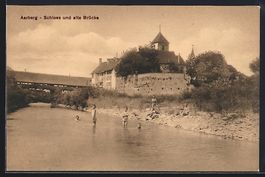 AK Aarberg, Schloss und alte Brücke
