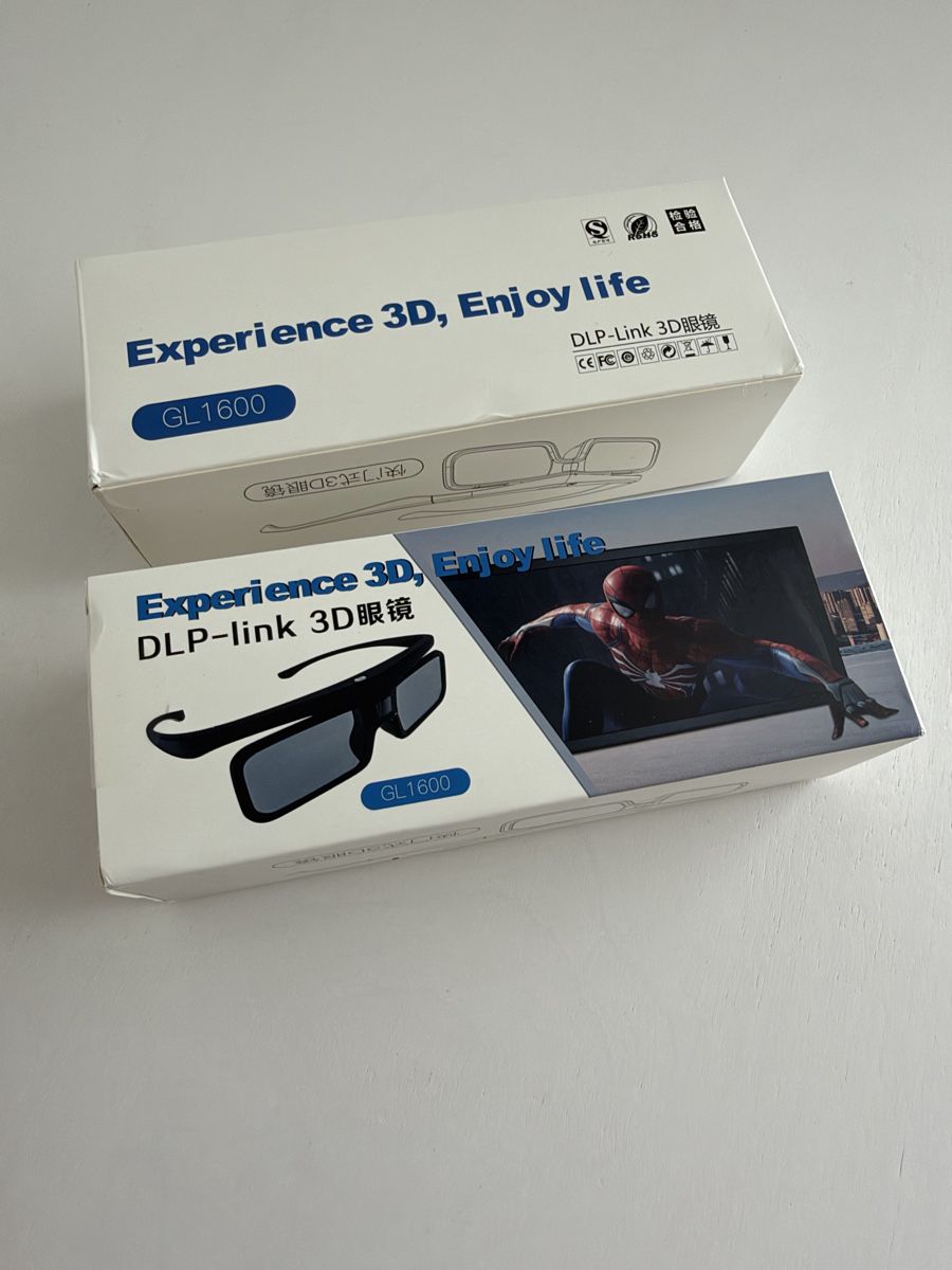 Occhiali & Lenti: 2x DLP Link Active Shutter 3D Glasses – Nuovo (secondo la descrizione) da Zürich venduto da jankais3r