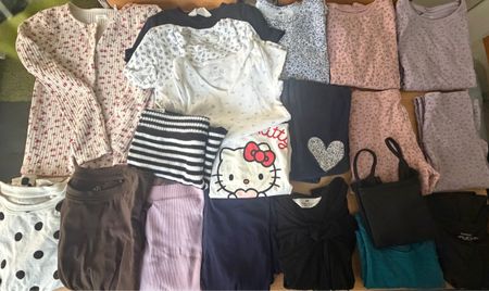 Mädchen modernes& aktuelles Set 134/140 H&M 🔥🦋🌷