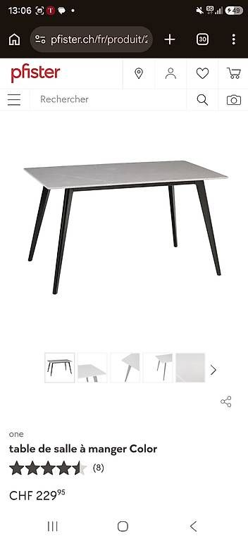 Tavoli: Table pfister  – Usato da Blonay venduto da fro_87vb 1