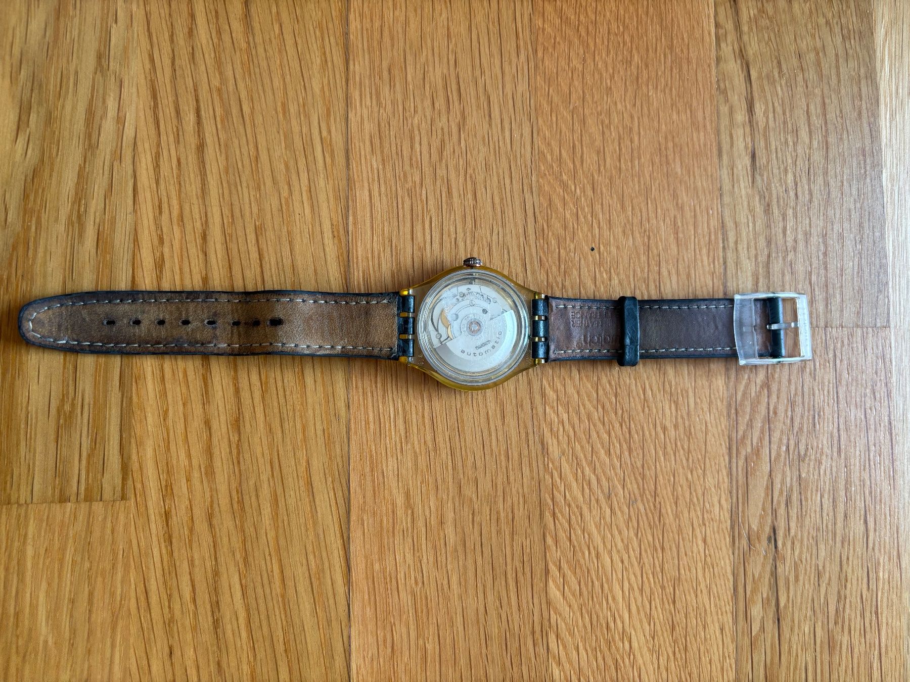 Swatch Orologi: Swatch Uhr Automatic Dunkelblau – Usato da Zürich venduto da beatrizmm 2