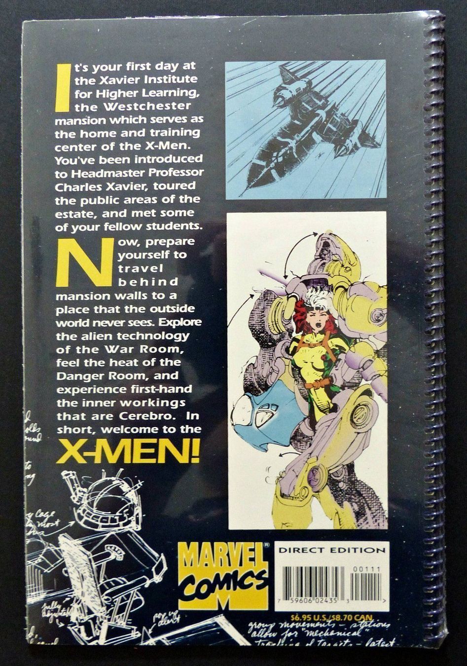 Fumetti: X-MEN SURVIVAL GUIDE TO MANSION BLISTER MARVEL 1993 – Nuovo e nell'imballaggio originale da Lugano venduto da YouWantUS 1