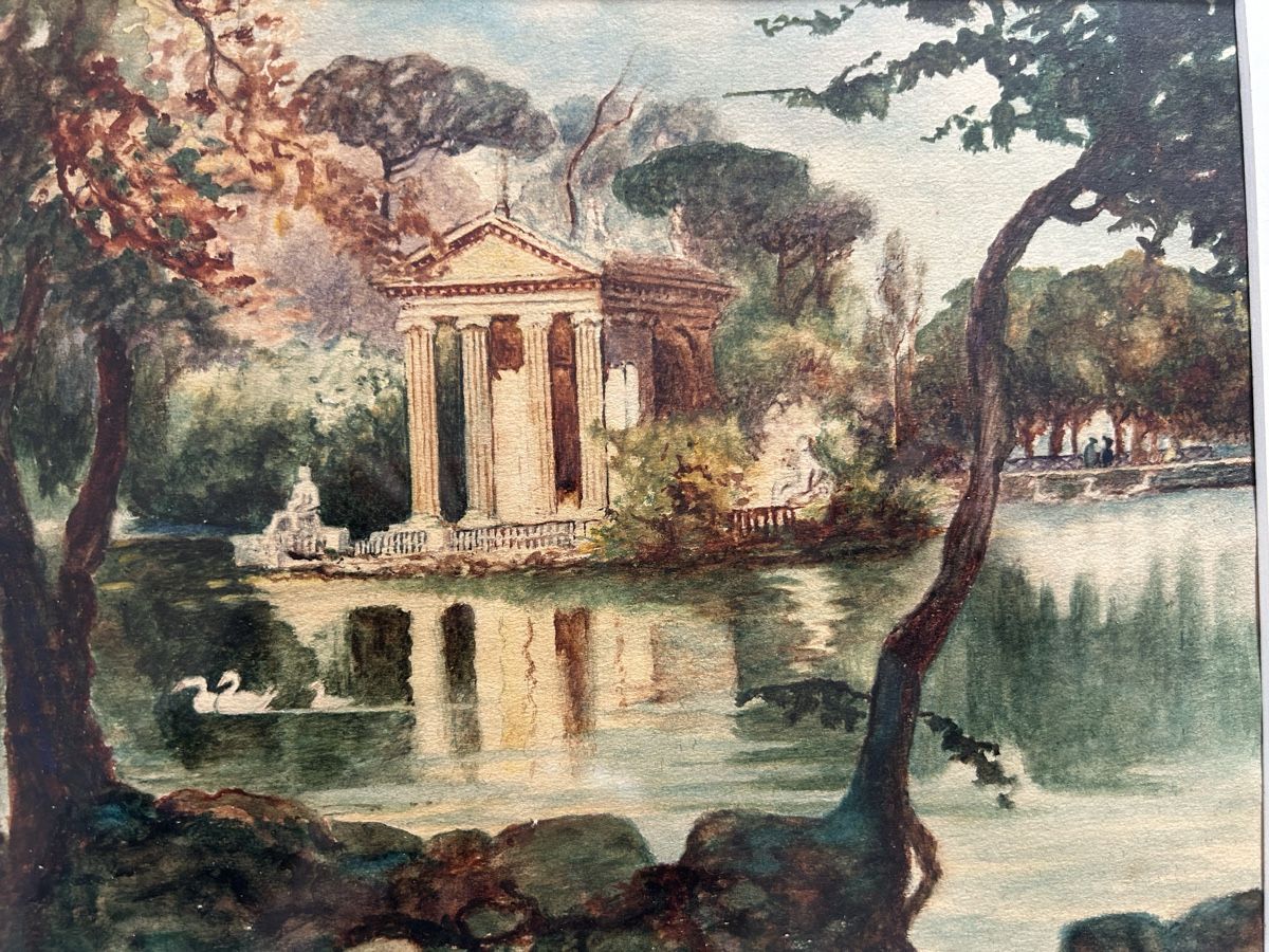 Poster & Bilder: Bild , Aquarell, gerahmt – Gebraucht aus Riedholz von Frettchen63 2