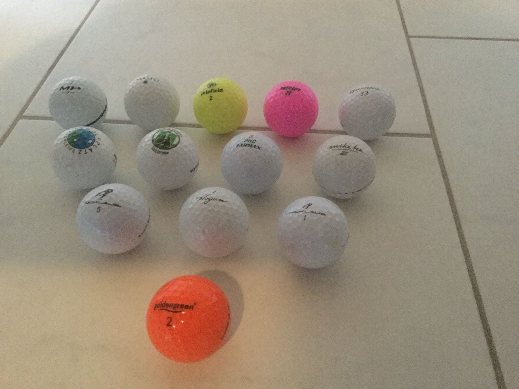 Palloni: 120 Diverse Golfbälle verschiedener Marken – Usato da Niederlenz venduto da wile01 1