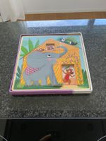 Djeco Puzzle Cabana +2, Holzpuzzle, Top Zustand, komplett