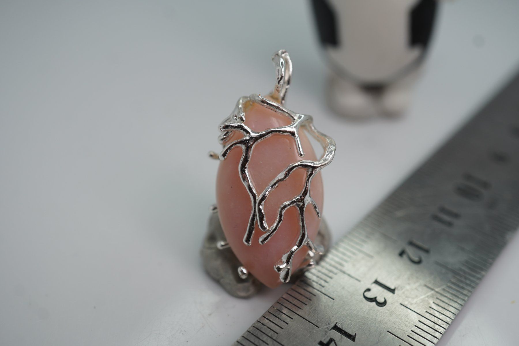 Minerali & Pietre curative: Opal Rosa Peru    Gefasst    Anhänger edel Ästchen – Nuovo e nell'imballaggio originale da Eschenbach SG venduto da topstone 2
