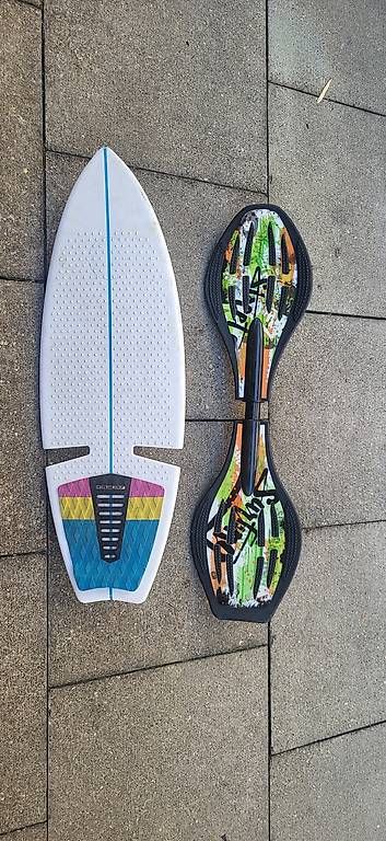 Skateboards: Waveboard + Skimboard – Usato da Regensdorf venduto da bliblablubb