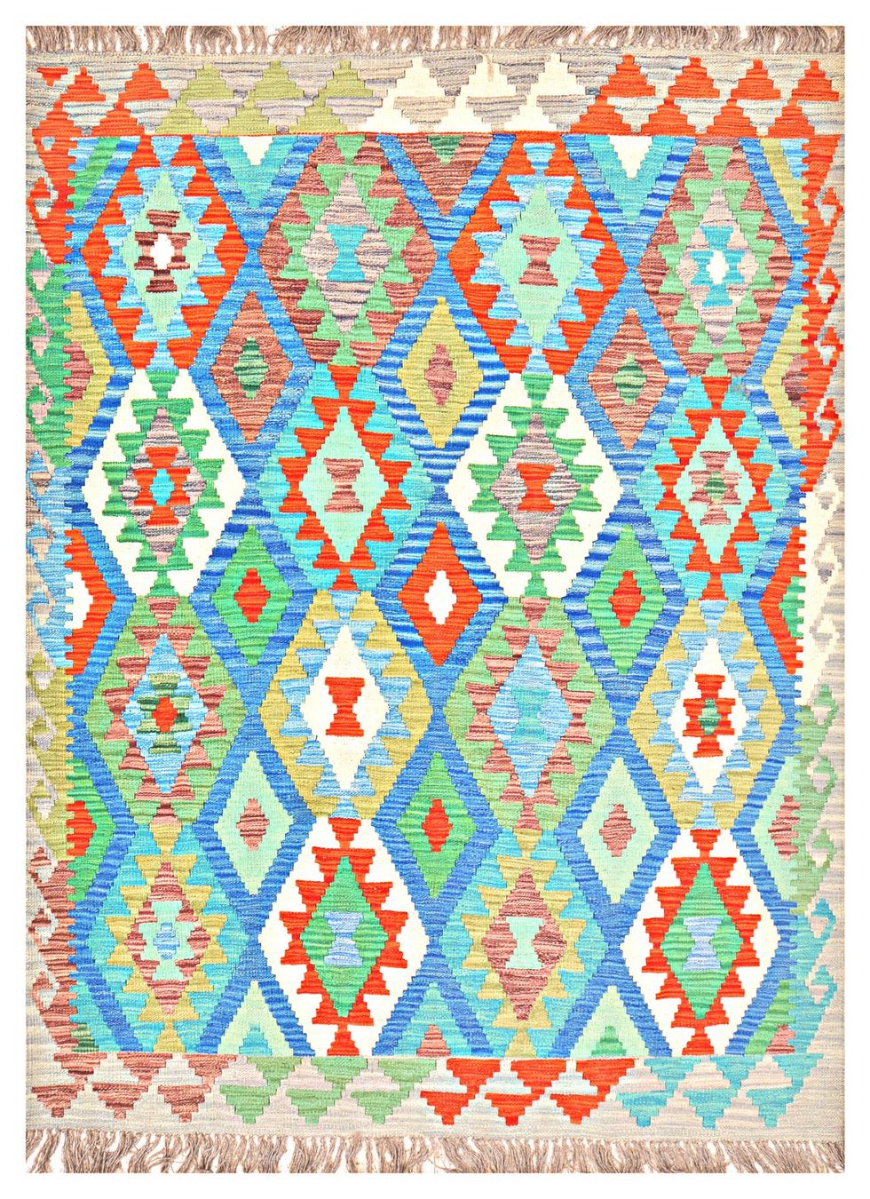 Kelim Tappeti: Oriente Afghan Kelim  Teppich 170x240 Cm – Nuovo e nell'imballaggio originale da Lahore venduto da Fairways79 1