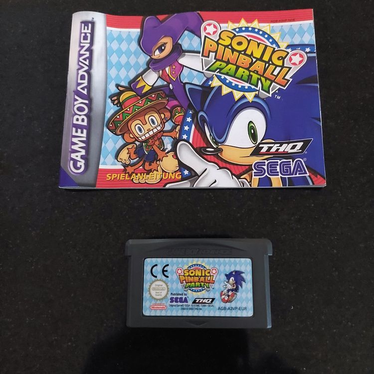 2 jeux en 1 : Sonic Pinball Party et Sonic Battle - Game Boy