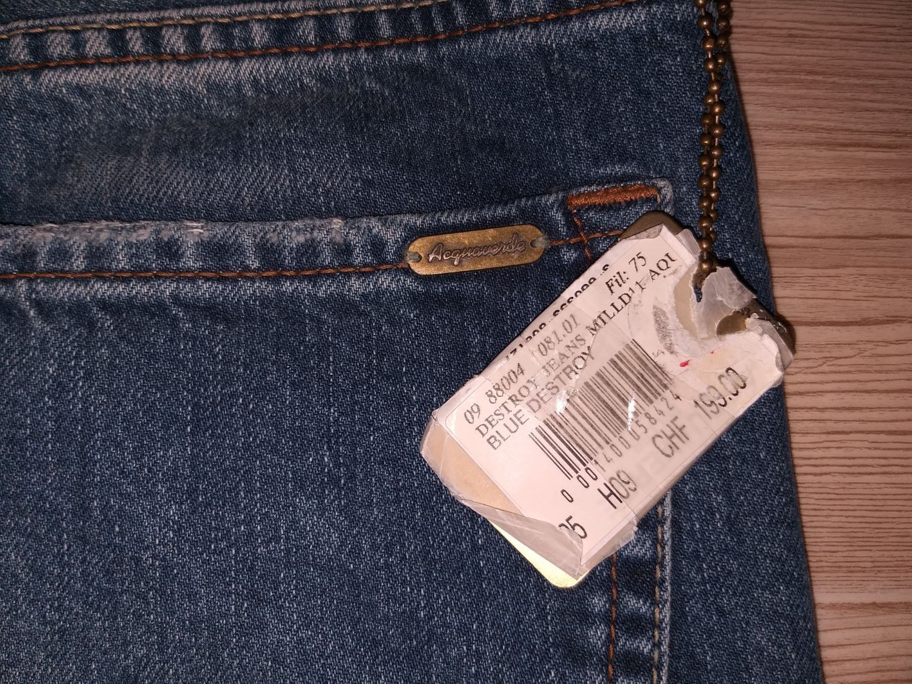 Jeans: ACQUAVERDE Jeans taille / Grosse 25 neuf / neu CHF 199,-- – Nuovo e nell'imballaggio originale da Cossonay-ville venduto da Super-Price-Quality 7