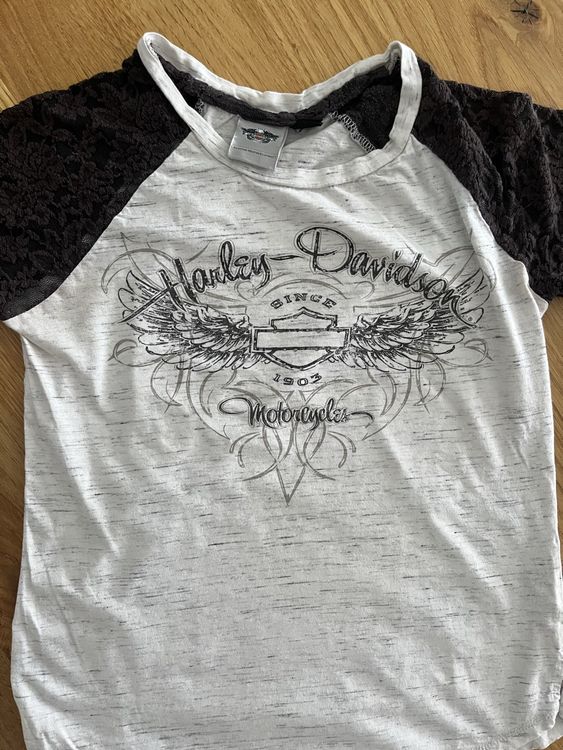 Harley-Davidson T-shirt: Harley Davidson Shirt mit Spitze – Usato da Bubikon venduto da mogli_luna 1