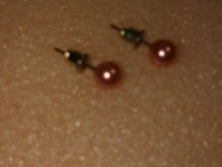 Ohrringe & -stecker: modeschmuck ohrringe,,künstliche perlen,,hellroserot – Neu (gemäss Beschreibung) aus Basel von bijoutrie_4 1