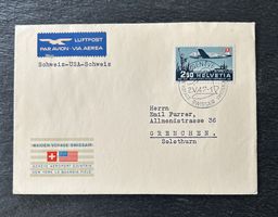 1947 Swissair Genève-New-York La Guardia-Washington