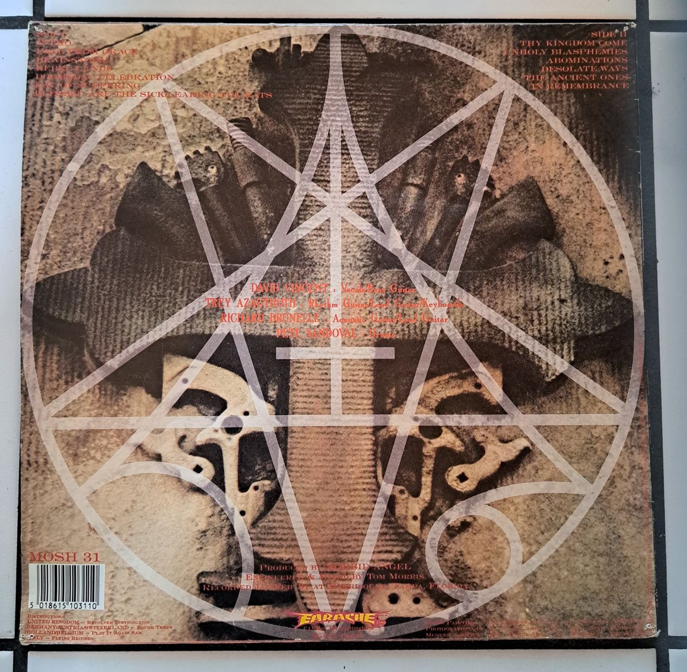 Dischi in vinile: Morbid Angel - Blessed are the Sick LP ORIGINAL – Usato da Solothurn venduto da Temple_of_Triton 1