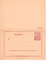 Kartenbrief deutsches Reich