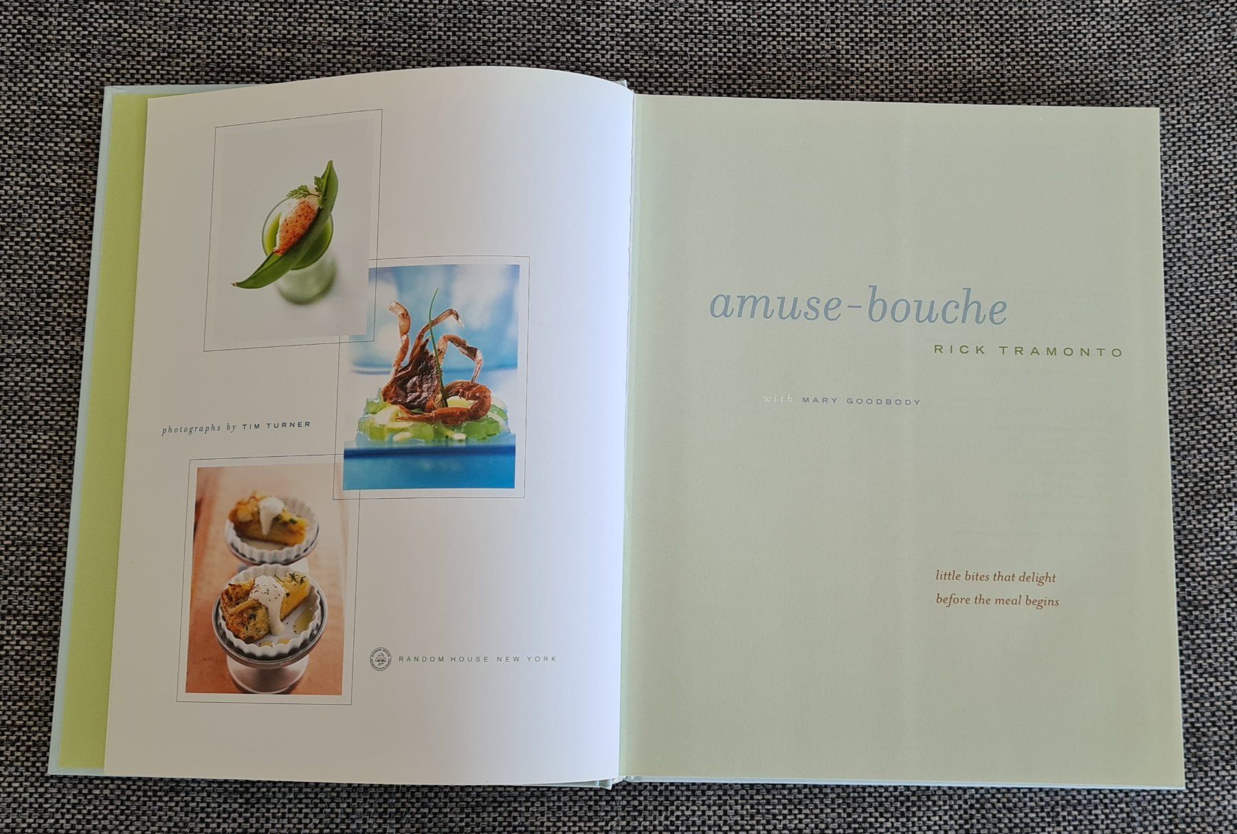 Libri: Amuse-Bouche Rezeptbuch - Rick Tramonto – Nuovo (secondo la descrizione) da Zumikon venduto da Rosa26 2