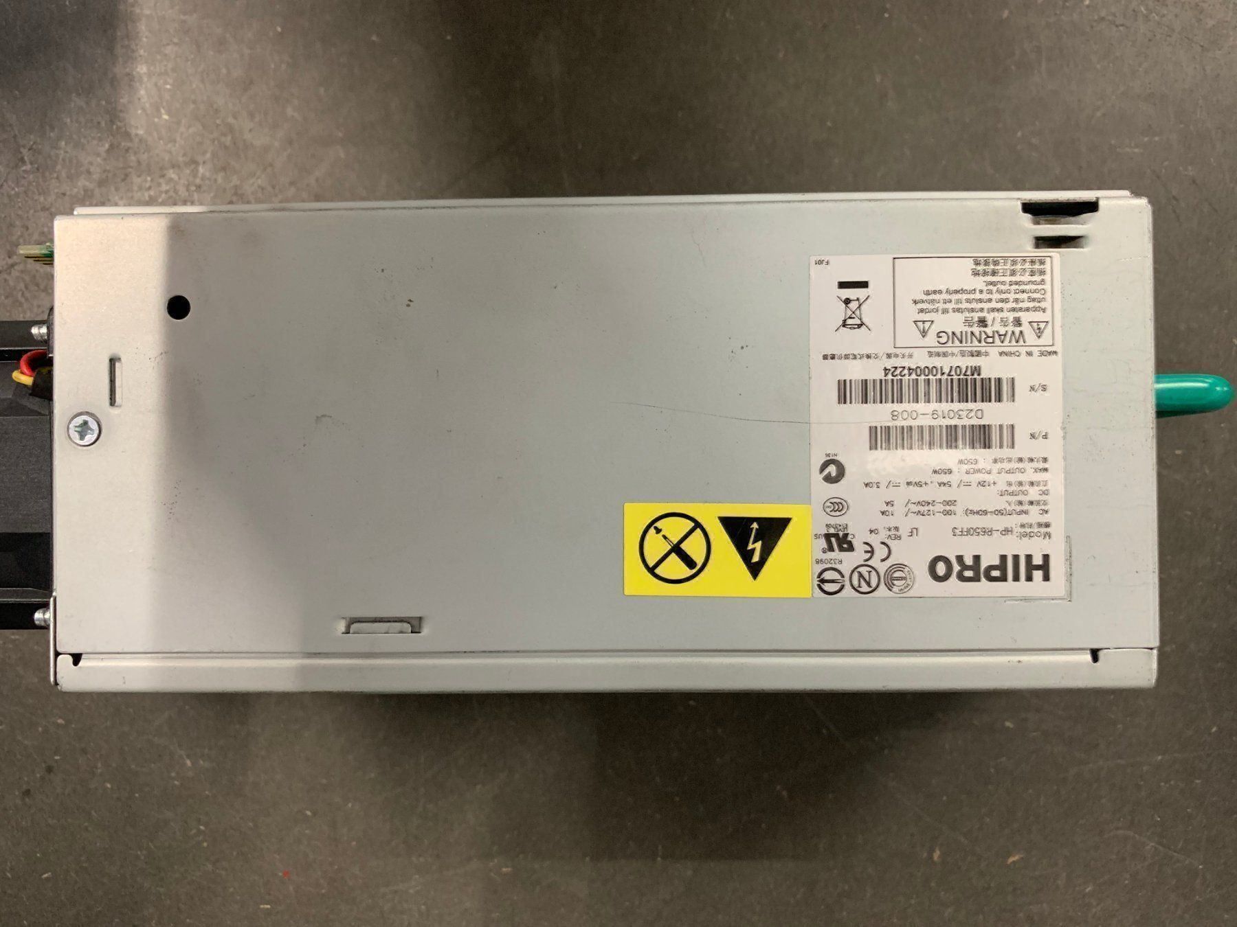 Intel Server: INTEL Hipro HP-R650FF3 Server Netzteil 12V ***PORTOFREI*** – Gebraucht aus Landquart von Chrigi88