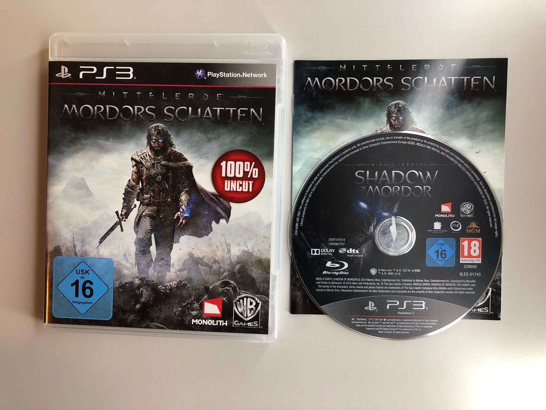 Sony Giochi: Mittelerde Mordors Schatten - PS3 – Usato da St.gallen venduto da taduz