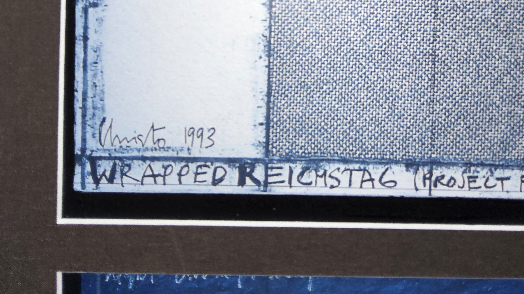 Gemälde: Grosse CHRISTO 3D-Collage - WRAPPED REICHSTAG 1993 – Gebraucht aus Thalwil von freespirit-kev 8