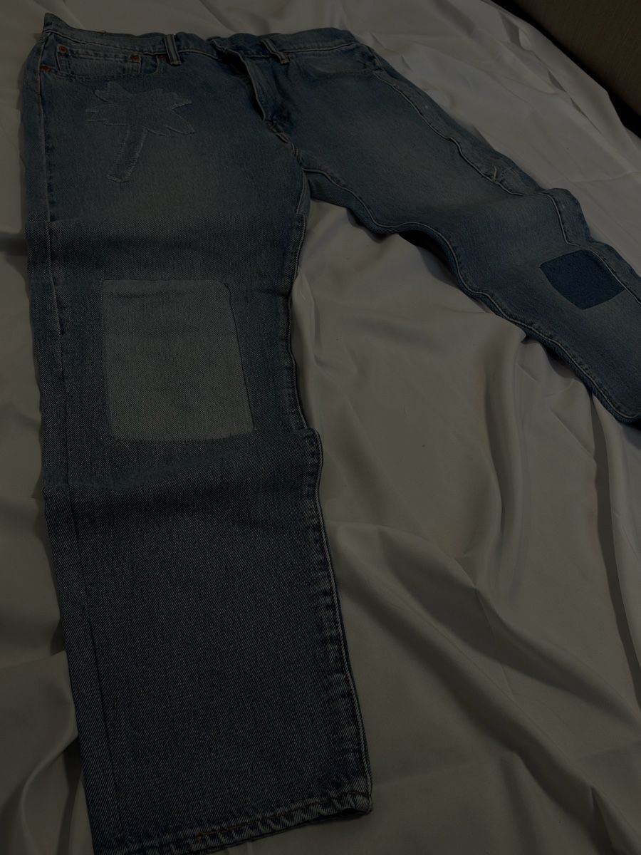 Levi's Jeans: Levi's Jeans Denim Pants with Palm Tree Patch Blue – Nuovo (secondo la descrizione) da Pfaffhausen venduto da Sanja021 1