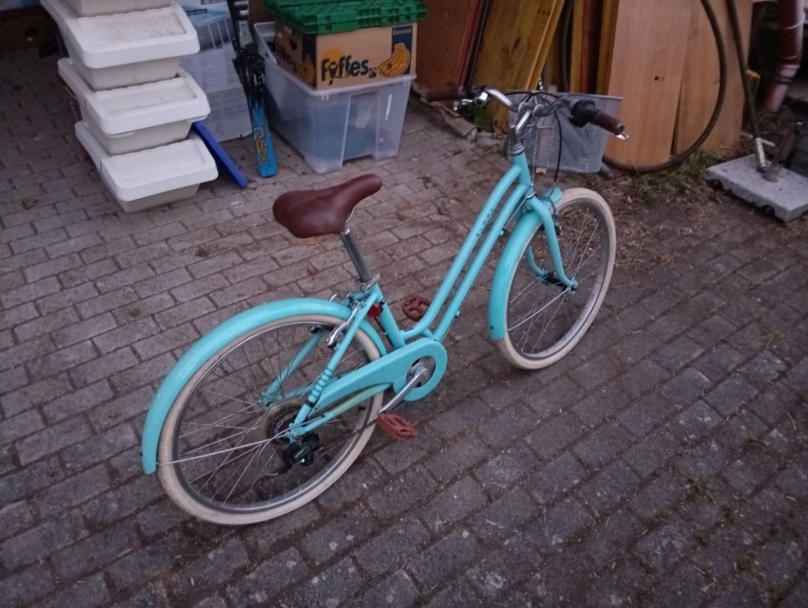 Decathlon Biciclette: Vélo de ville turquoise  – Usato da Tavannes venduto da ise_2jz 2