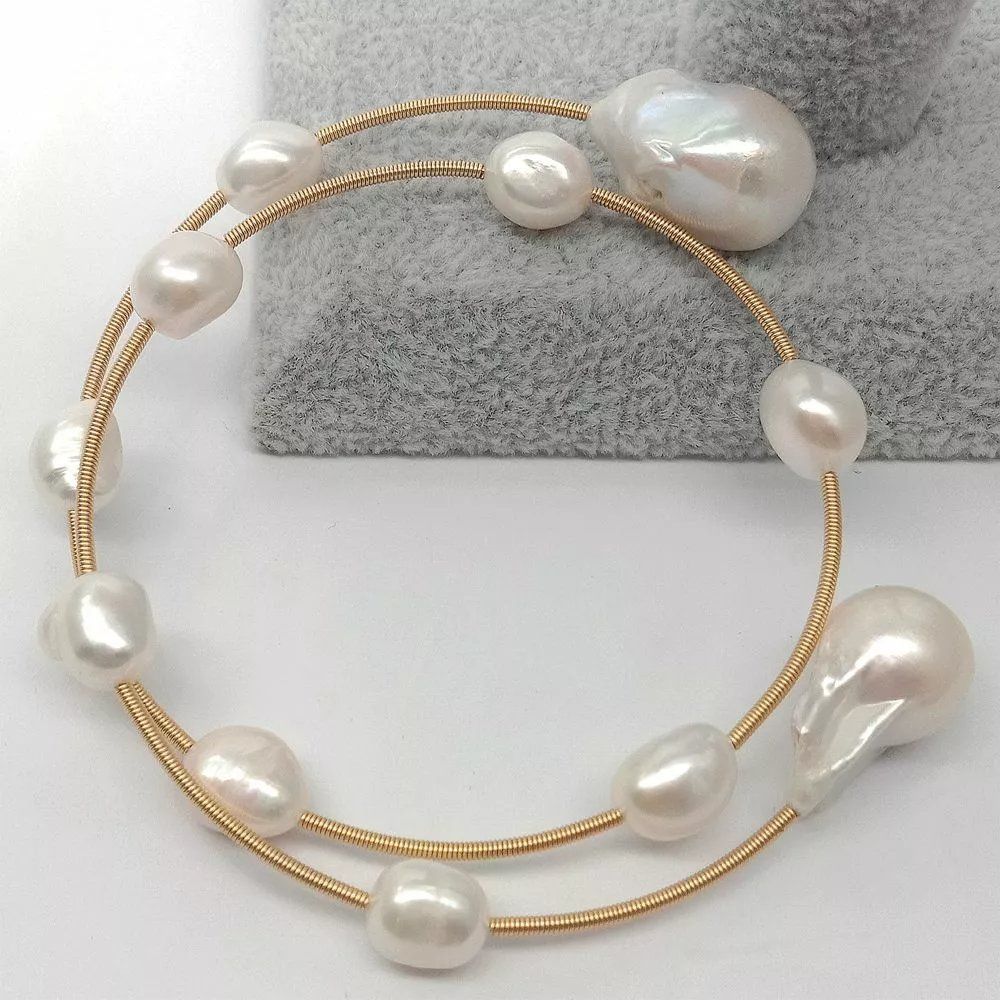 Bracciali & Braccialetti: Wunderschön Perlen Armband Echt Armspange Bracelet Perle – Nuovo (secondo la descrizione) da Prilly venduto da ilyria73 3