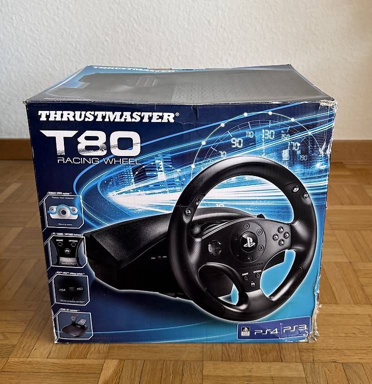 Controller: Volant + pédalier Thrustmaster T80  PS4 / PS3 – Gebraucht aus Colombier NE von Luca_auteri