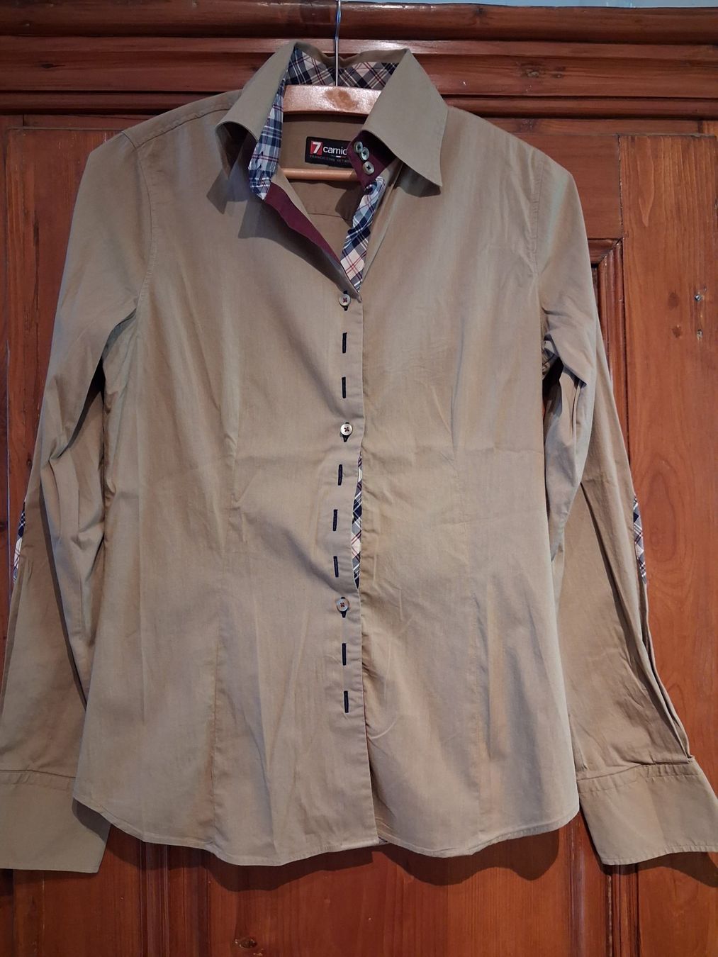 Camicette: BLUSE - Marke 7 camicie - Hellbraun - M – Usato da Luzern venduto da miocarobabbonetoscan 1