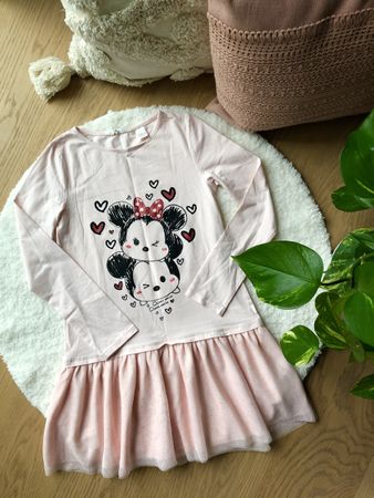 Süsses Mädchen Kleid mit Tüll, Gr. 134/140 *NEUWERTIG!