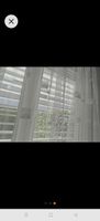 Weisse transparente Vorhang, 160x125
