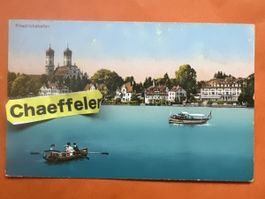 1914 Friedrichshafen mit Marke, Rarität!