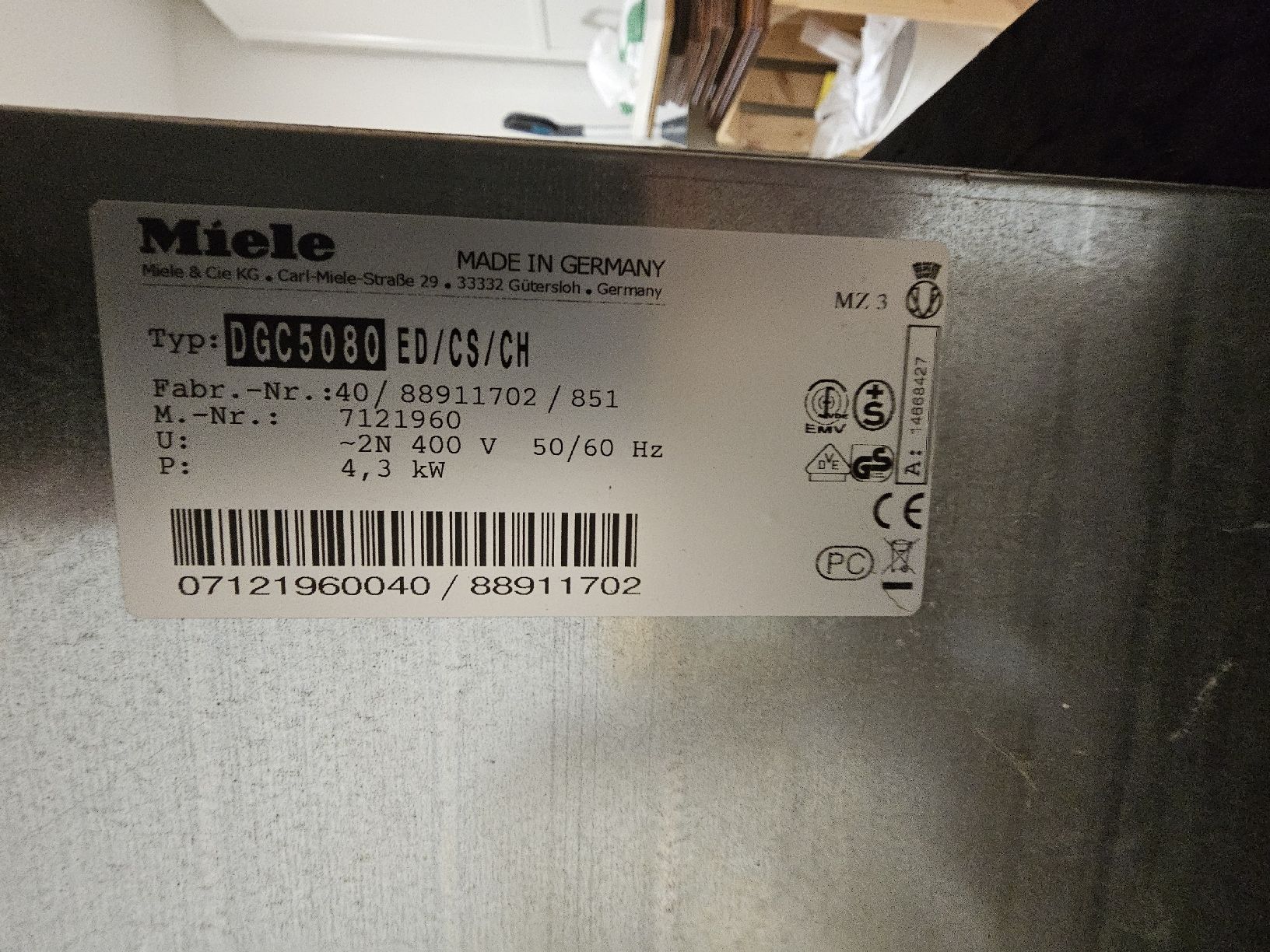 Miele Küchengeräte: Miele DGC 5080 ED/CS/CH Dampfgarer Steamer – Gebraucht aus Mümliswil von Mizzi77 5