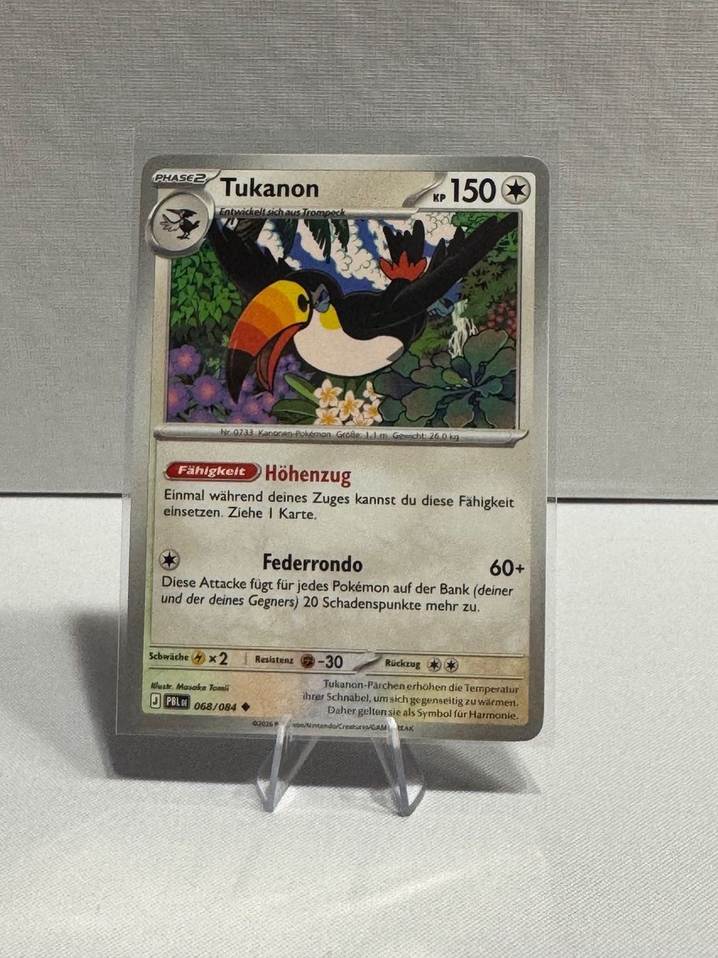 Pokémon Sammelbilder & Trading cards: Tukanon - Dunkelnacht PBL DE 068 – Gebraucht aus Schachen LU von danb86