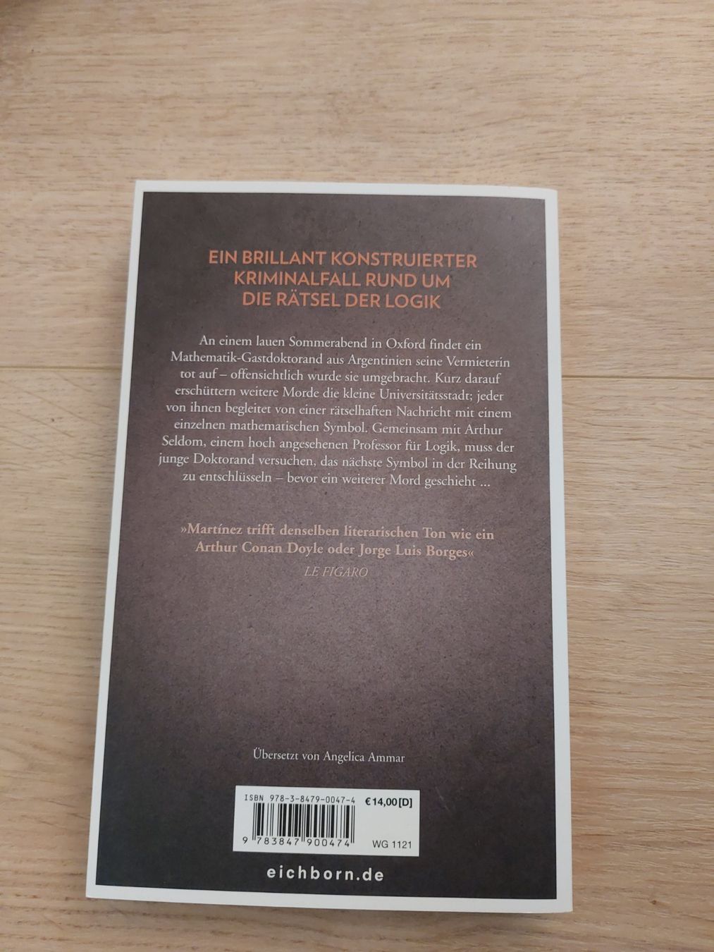 Bücher: Die Oxford Morde - Guillermo Martinez – Gebraucht aus Untereggen von ros_kz89 1