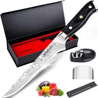 Filetiermesser,6 Zoll Kochmesser Fischfiletmesser Scharf