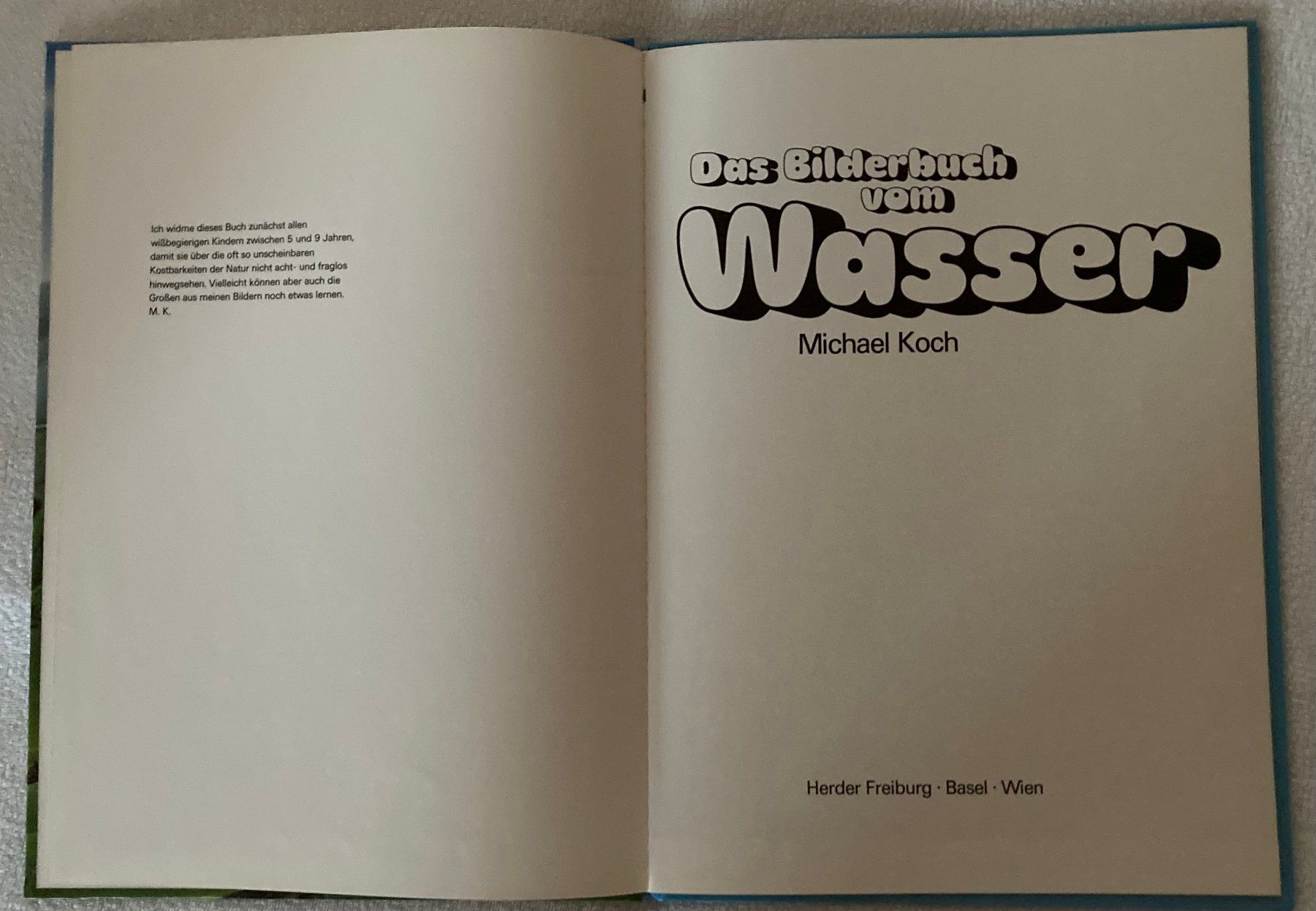 Libri: Das Bilderbuch vom Wasser – Usato da Liebefeld venduto da Rhy19 1