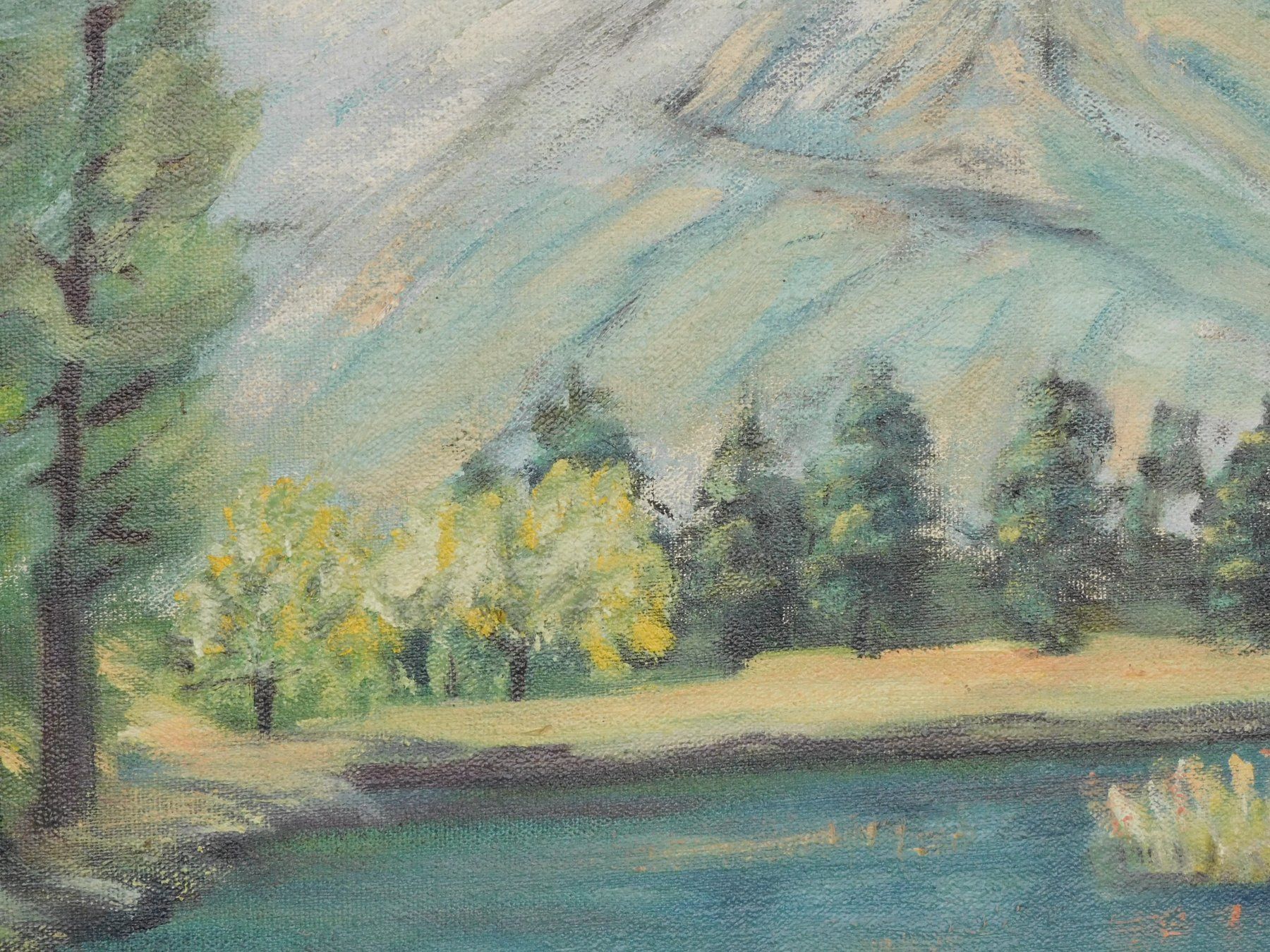 Dipinti: Kunst Landschafts Bild -  signiert Ölgemälde Gemälde Bild – Usato da Sursee venduto da 76 5