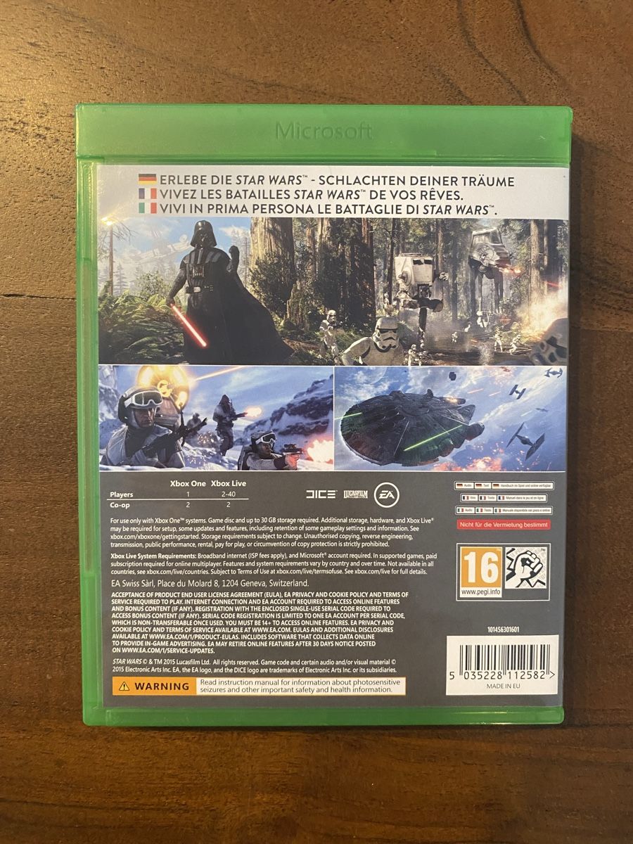 Microsoft Spiele: Star Wars Battlefront für Xbox One – Gebraucht aus Thunstetten von Virus_33 2