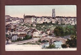 FRIBOURG et la Neuveville - Feldpost // pli d'angle //