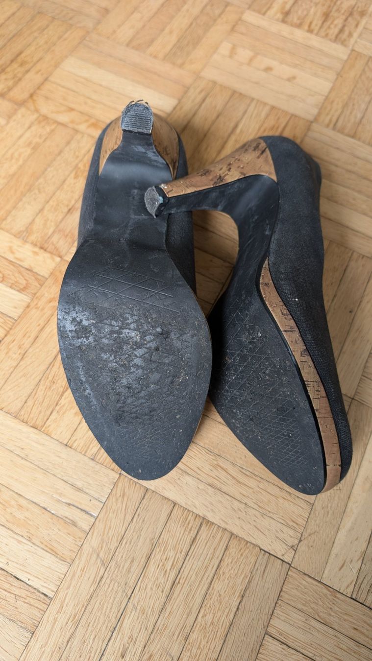 Damenschuhe: Marco Tozzi Keilpumps, dunkelgrau, Grösse 40 – Gebraucht aus Winterthur von pk-86 3