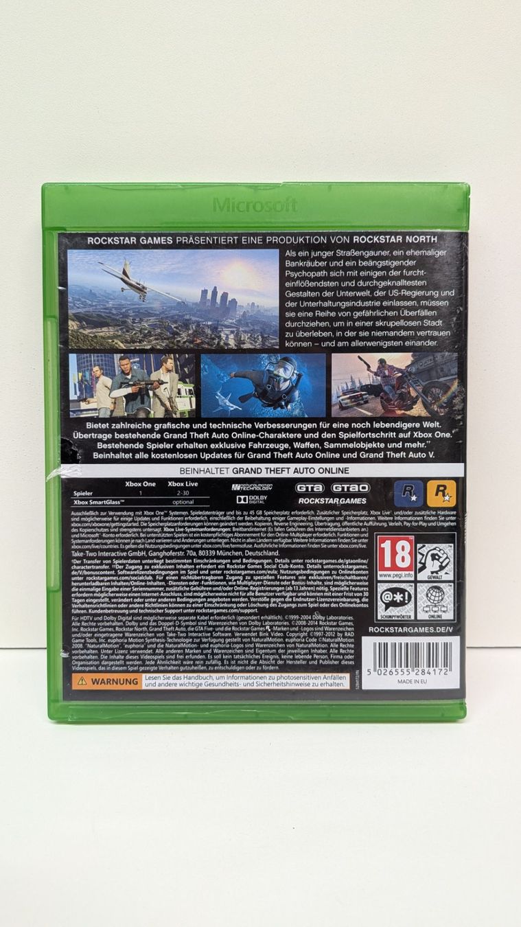 Microsoft Konsolen: Xbox One mit Controller und GTA V – Gebraucht aus Menziken von mame18 2