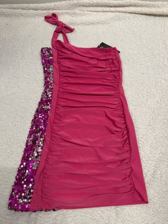 Minikleid Partykleid Sommerkleid Pink Gr M Neu