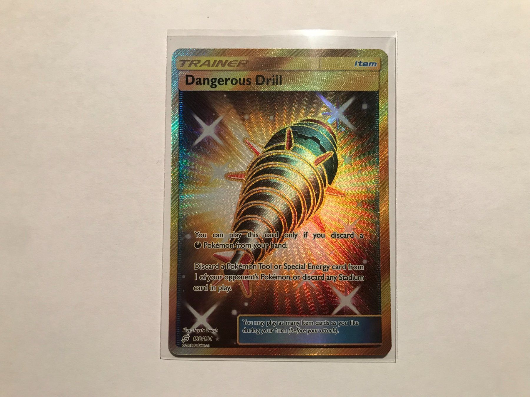 Pokémon Carte collezionabili: Goldkarte Dangerous Drill Team Up EN – Usato da Hagendorn venduto da Pokecollectorch