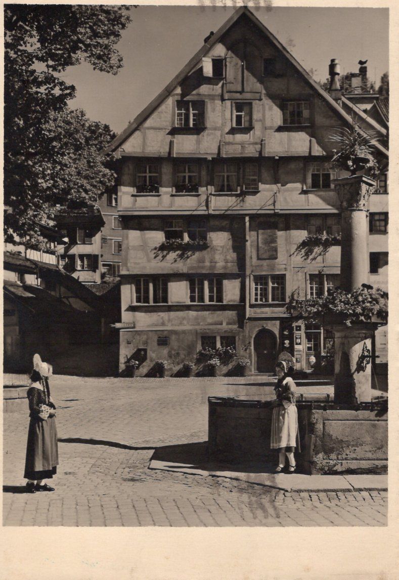 Cartoline postali: St. Gallen Gallusplatz 1939 – Usato da St. Gallen venduto da Epu