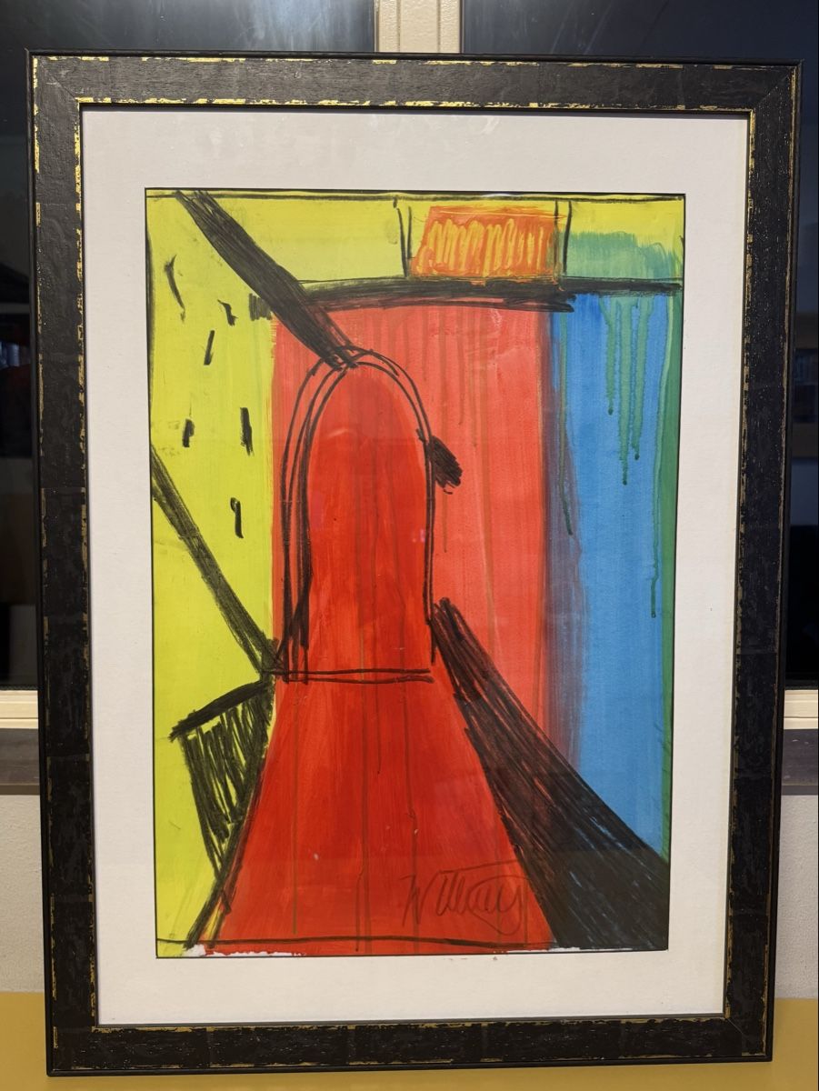 Gemälde: Aquarell Hand signiert Bild  – Gebraucht aus Schlieren von Freundlich02
