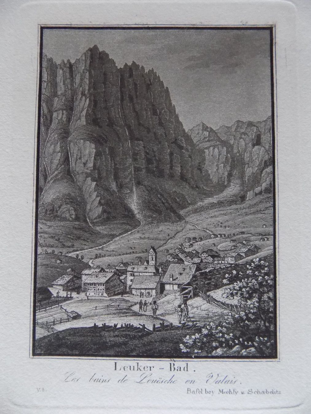 Gravures: Leukerbad Wallis Aquatinta – D'occasion à Risch par Antikfee 6