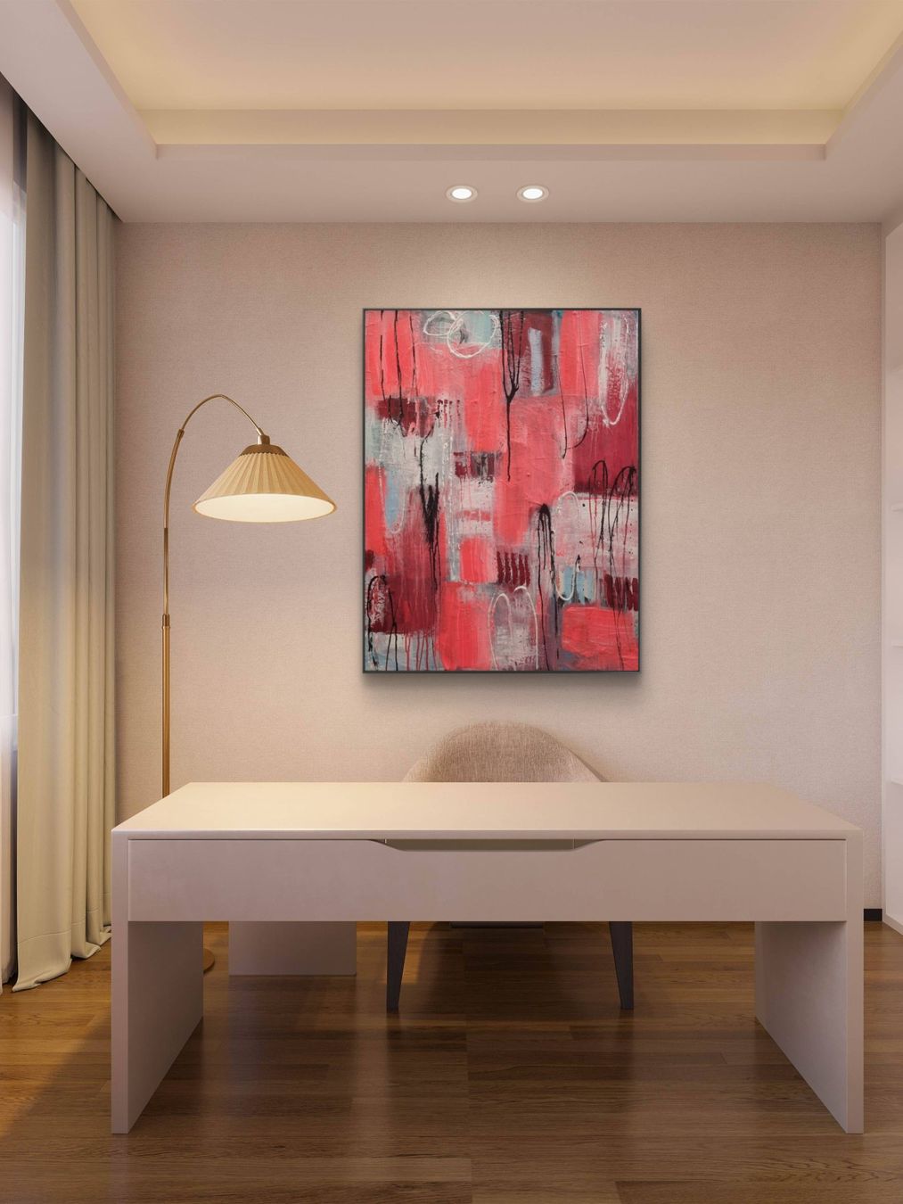 Tableaux: Originales abstraktes Gemälde 80x60cm – Neuf (Voir description) à Urdorf par Contra8 2
