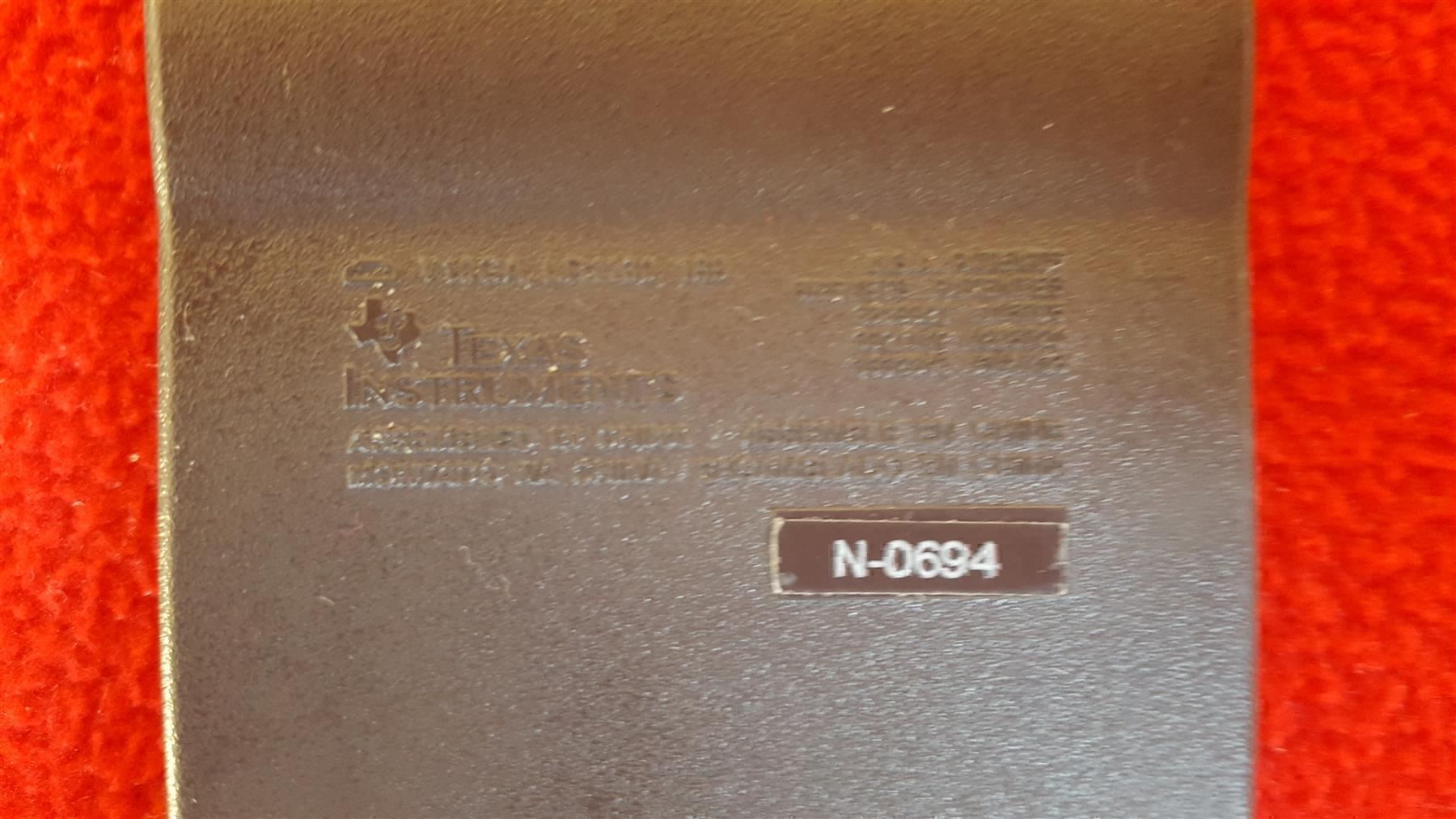 Texas Instruments Calcolatrici tascabili: Taschenrechner Texas Instruments IIO5 – Usato da Winterberg ZH venduto da Gemini63 1