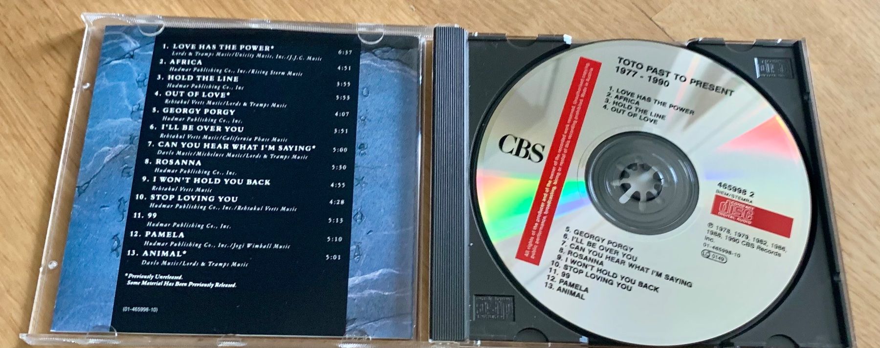 CDs: Toto past to present 1977-1990 – Gebraucht aus Zürich von Fieber 1